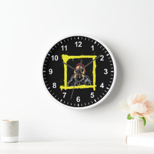 Reloj Arte fresco de ilustración de graffiti, Camiseta d