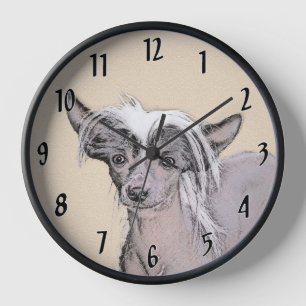 Reloj Arte original de perro Crestada China sin pelo