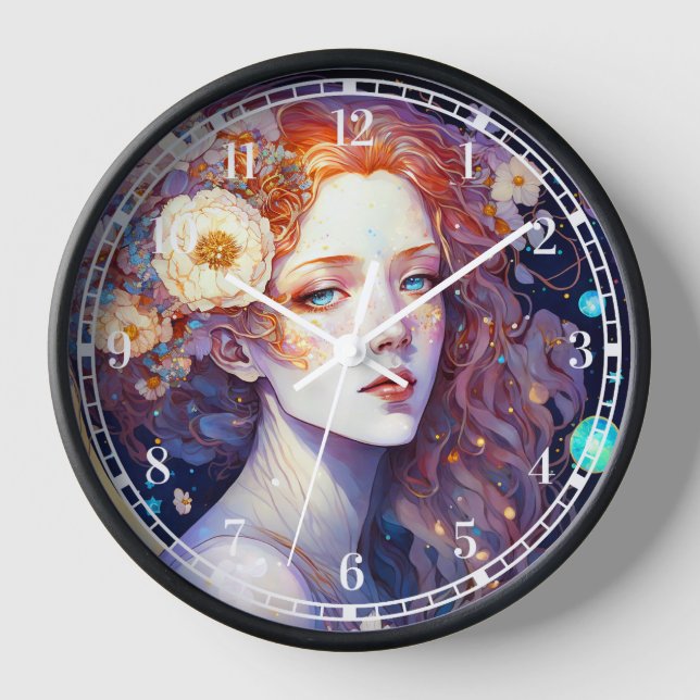 Reloj artístico de la diosa (Anverso)