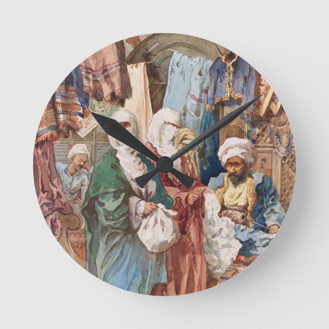 Reloj artístico del "Bazar de la Seda" (Anverso)