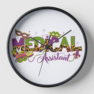 Reloj Asistente Médico - Mardi Gras