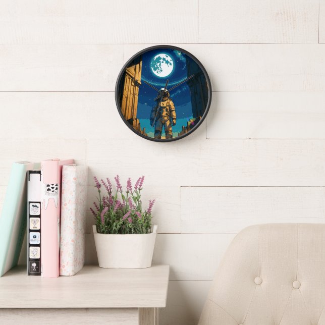 Reloj Astronauta Bajo la Puerta Celestial (Sala de lectura)