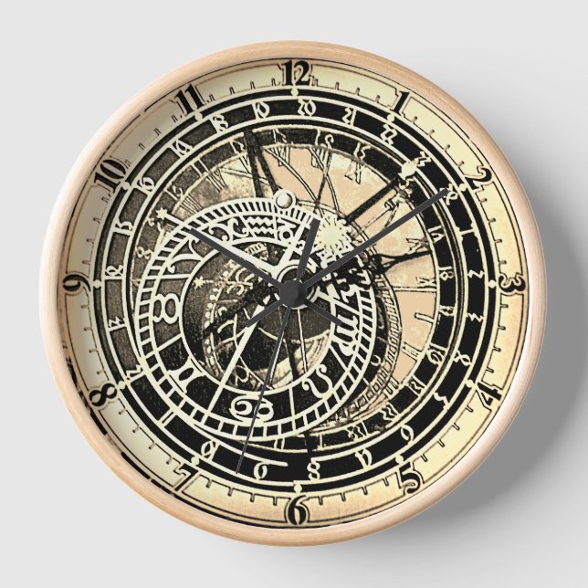 Reloj astronómico Praha Praga 7 (Anverso)