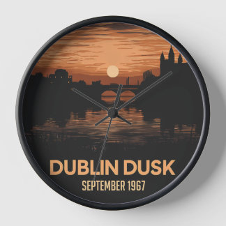 Reloj Atardecer en Dublín: Cautivadoras escenas crepuscu
