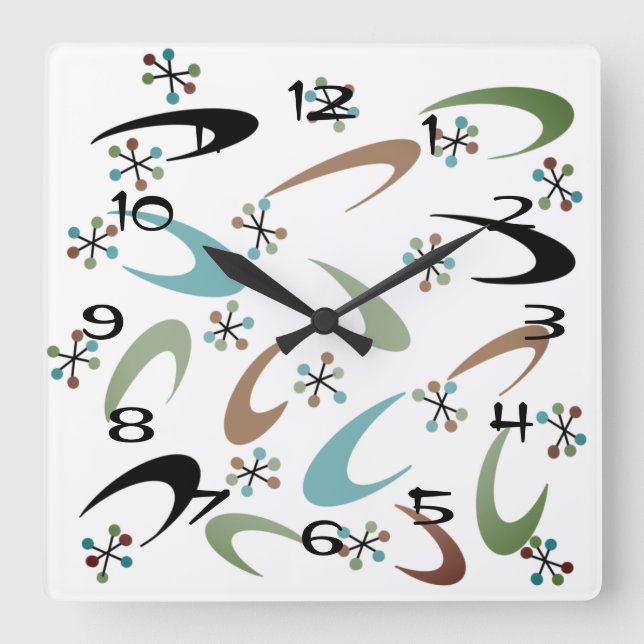 Reloj atómico de mediados de siglo (Anverso)