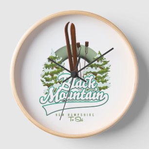 Reloj Attitash montaña new hampshire esquí logo botón cl