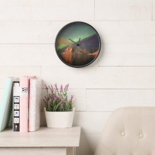 Reloj Aurora boreal, luces polares