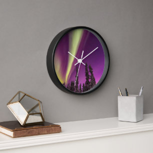 Reloj Aurora Borealis Northern Lights Fairbanks Alaska