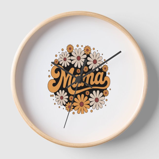Reloj Autumn Pumpkin Mama (Anverso)