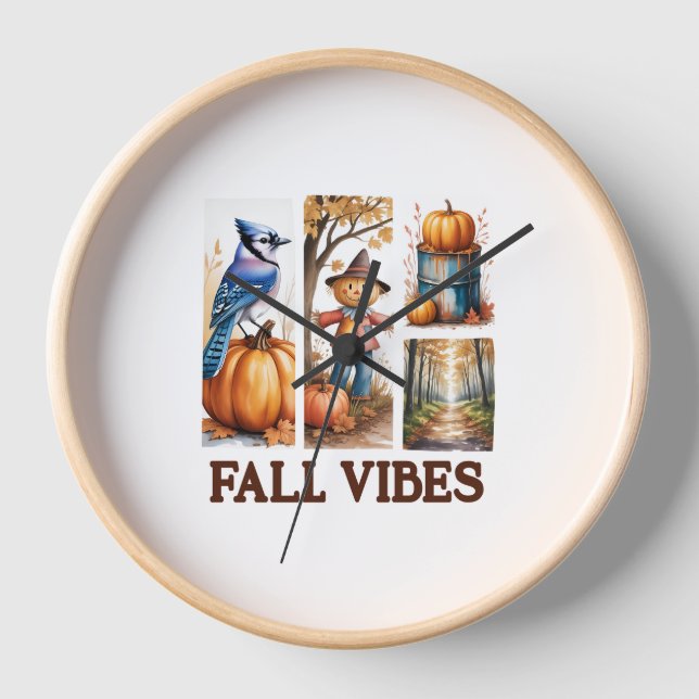Reloj Autumn Vibes Fall Vibes (Anverso)
