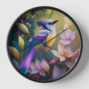 Reloj Ave Fantasía Amarilla Violeta Tufted