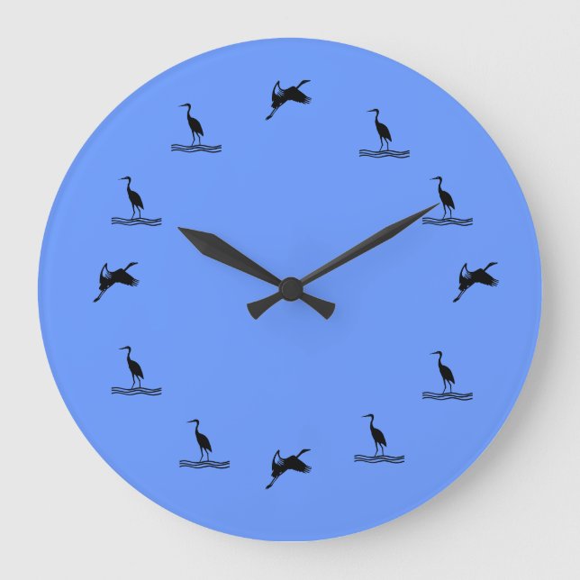 Reloj - Aves acuáticas (Anverso)