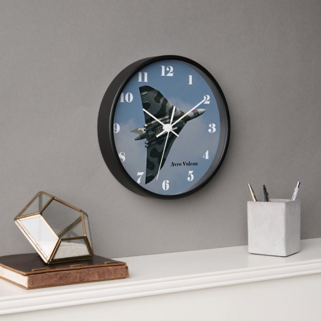 Reloj Avión militar, bombardero Avro Vulcan Delta (Oficina)