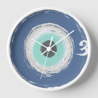 Reloj Azul abstracto