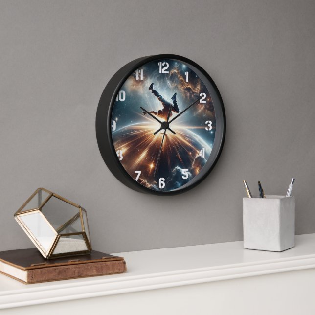 Reloj Bailarín en acción, Ai, acción en galaxia (Oficina)