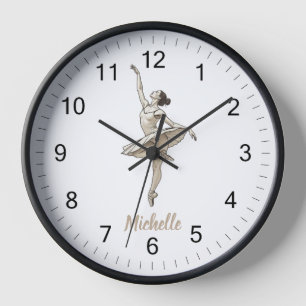 Reloj Bailarina de ballet de baile moderno y personaliza