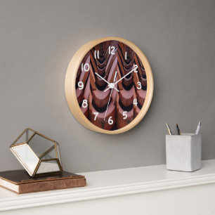 Reloj Baldosas rústicas con perspectiva única