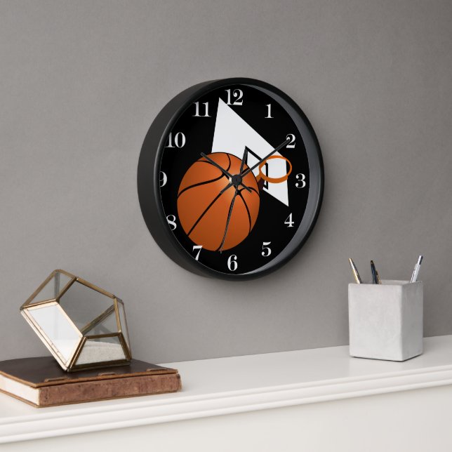 Reloj Baloncesto y Hoop (Oficina)