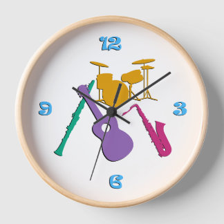 Reloj Banda de música retro