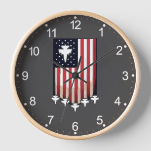 Reloj Bandera Americana 4 de Julio-65079