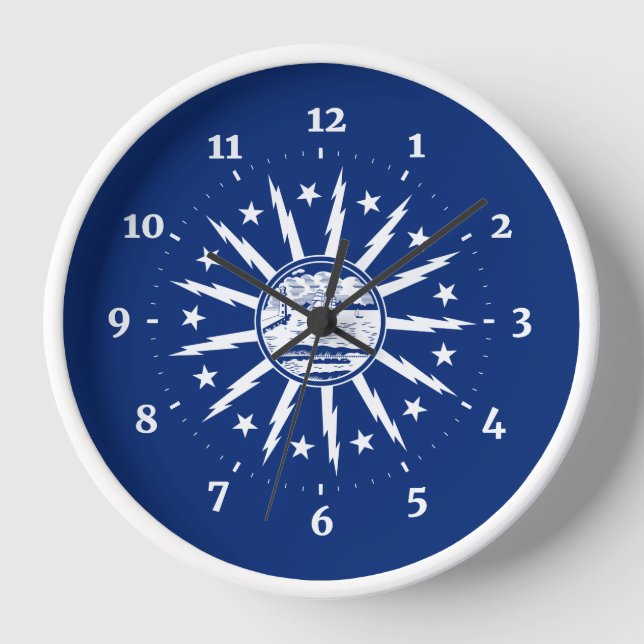 Reloj Bandera de Búfalo, Nueva York (Anverso)