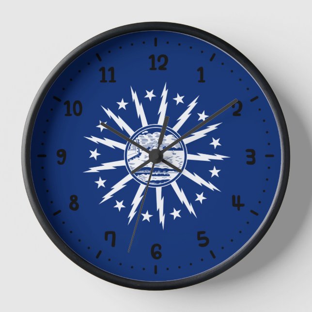 Reloj Bandera de Búfalo, Nueva York (Anverso)