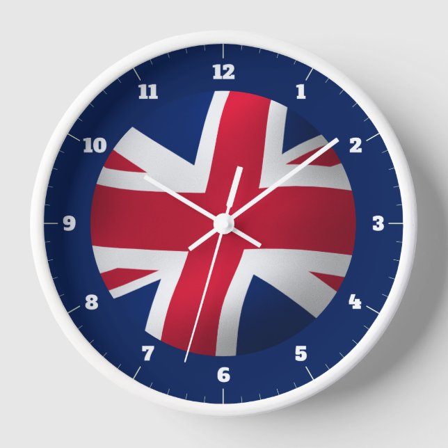 RELOJ BANDERA DE JACK UNION (Anverso)