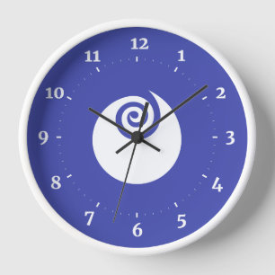 Reloj Bandera de la prefectura de Ibaraki, Japón