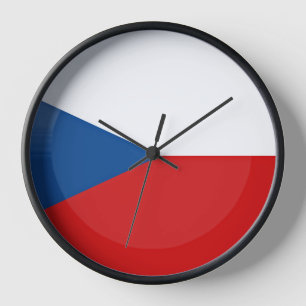 Reloj Bandera de la República Checa