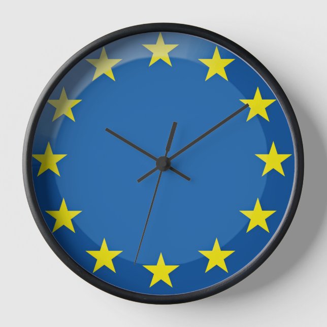 Reloj Bandera de la Unión Europea (Anverso)