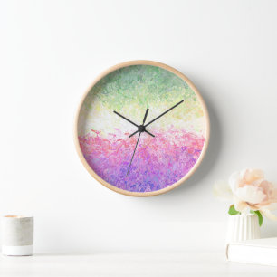 Reloj Bandera de orgullo Genderdoe abstracta boho groovy