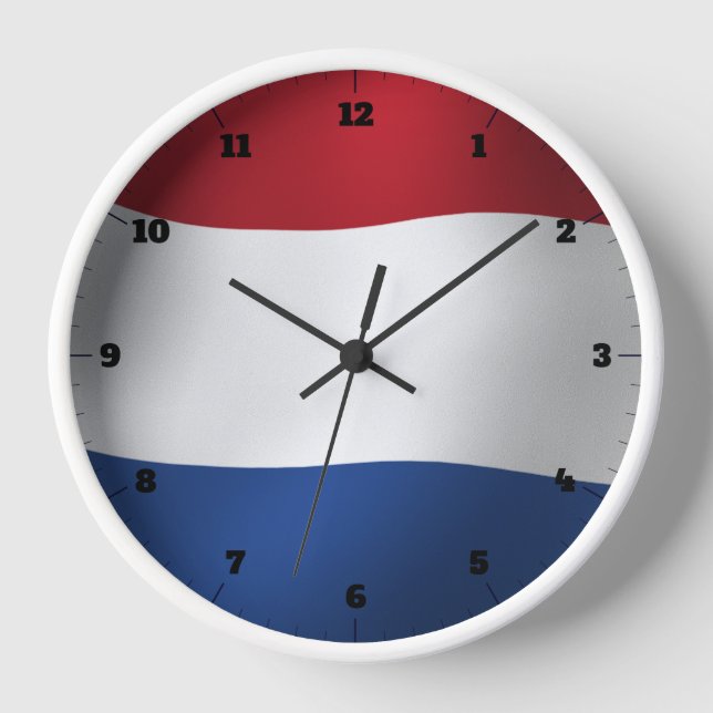 RELOJ BANDERA DE PAÍSES BAJOS (Anverso)