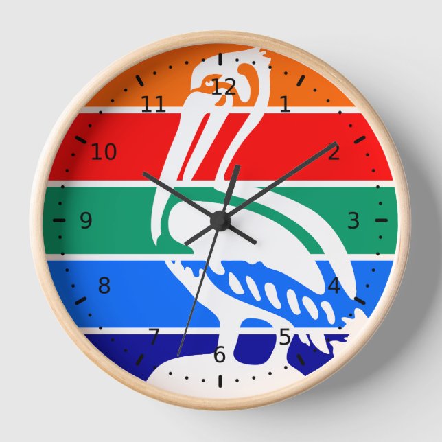 Reloj Bandera de San Petersburgo, Florida (Anverso)