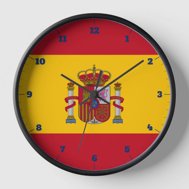 RELOJ BANDERA ESPAÑOLA (Anverso)