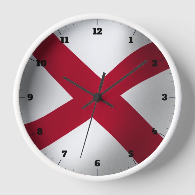 RELOJ BANDERA ESTATAL DE ALABAMA (Anverso)