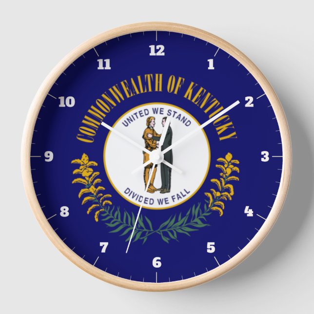 RELOJ BANDERA ESTATAL DE KENTUCKY (Anverso)
