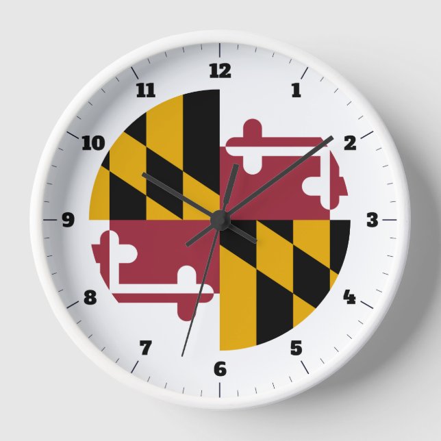 RELOJ BANDERA ESTATAL DE MARYLAND (Anverso)
