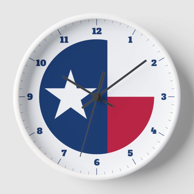 RELOJ BANDERA ESTATAL DE TEXAS (Anverso)