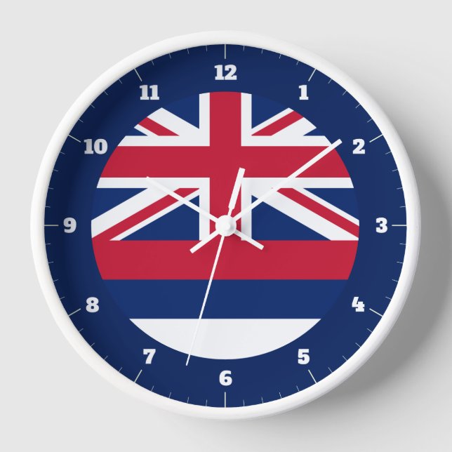 RELOJ BANDERA ESTATAL HAWAII (Anverso)