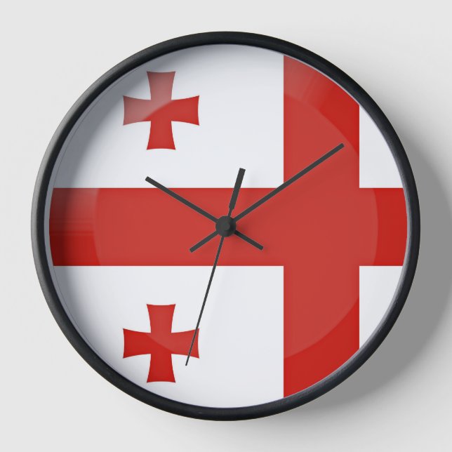 Reloj Bandera georgiana (Anverso)