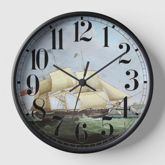 Reloj Barco goleta Harriet 1900s (Anverso)