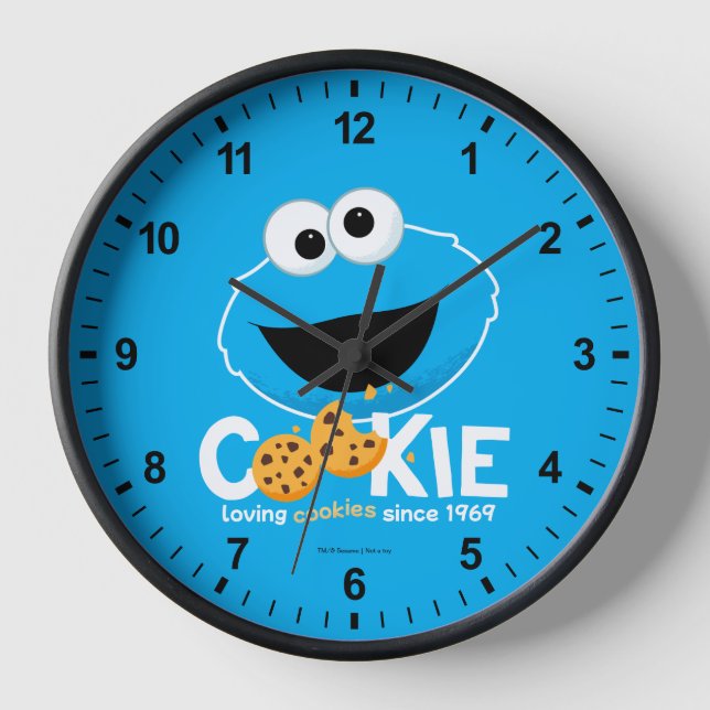 Reloj Barrio Sésamo | Cookies amantes de la galleta (Anverso)