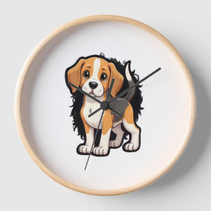 Reloj Beagle Dog T Shirt
