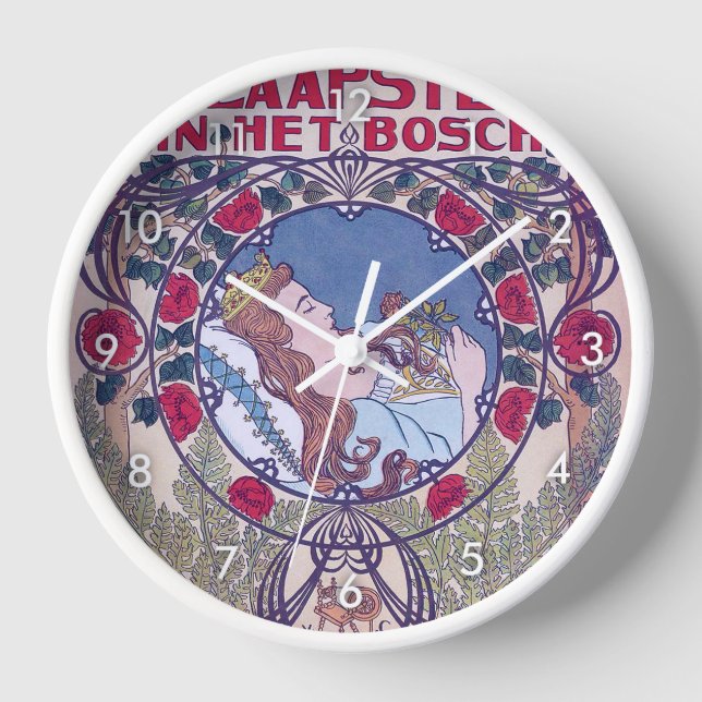 Reloj Belleza durmiente, arte de portada, Van Caspel (Anverso)