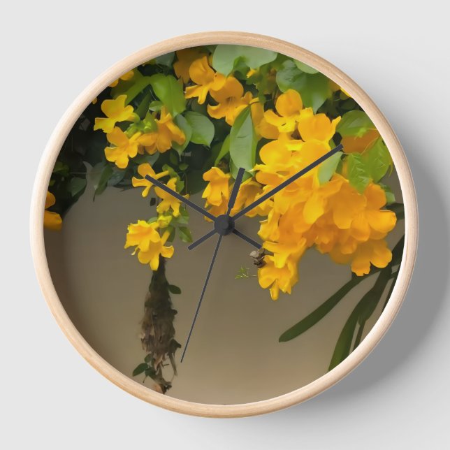 Reloj Belleza Flor de Oro (Anverso)