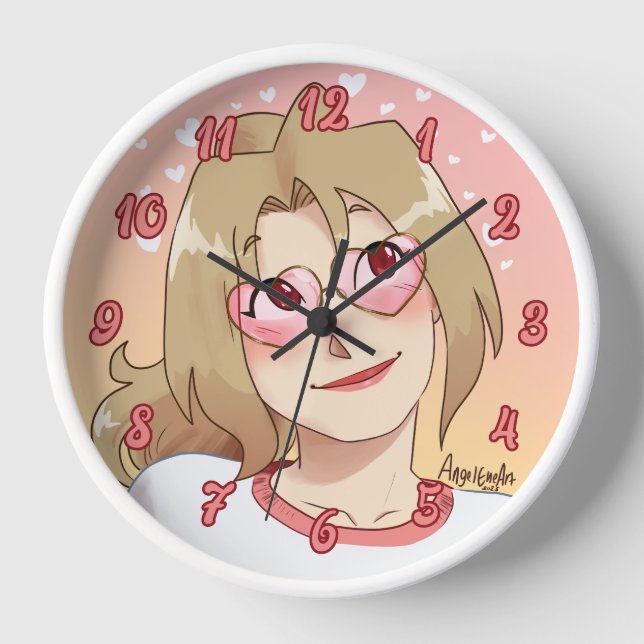 Reloj BF Amber con gafas de sol de corazón (Anverso)