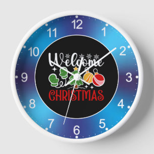 Reloj Bienvenido Navidad