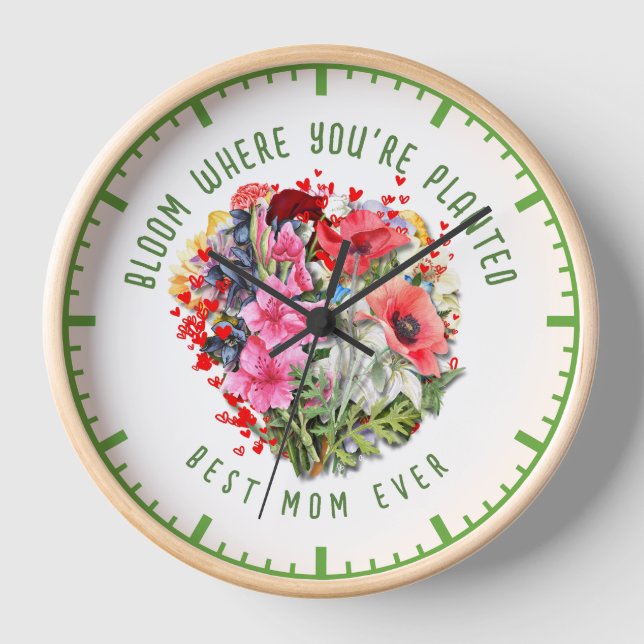 Reloj BLOOM cristiano DONDE ESTÁS PLANTADO LA Planta Flo (Anverso)