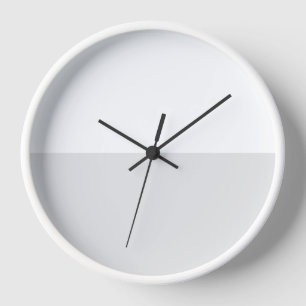 Reloj Bloque de color gris de luz blanca profesional mod