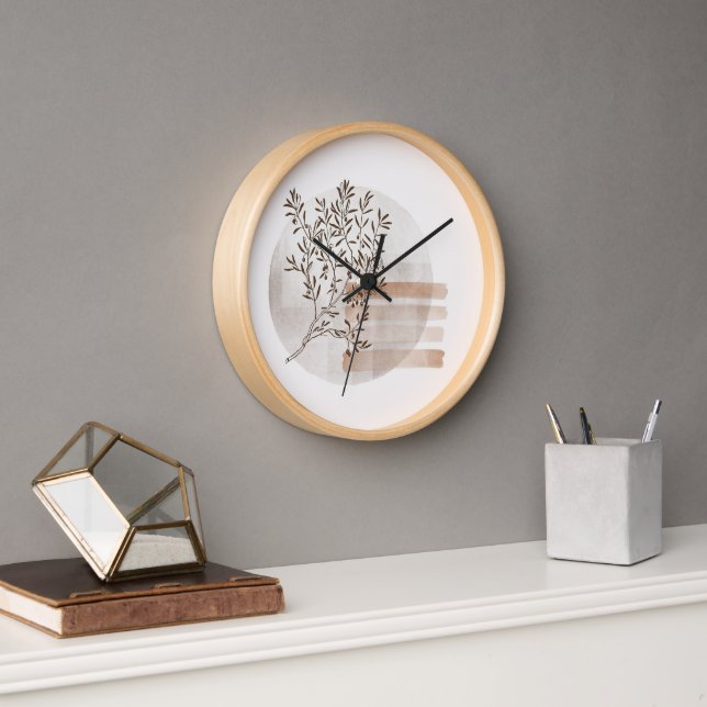 Reloj Boho Art Wall Clock - Adoptar el estilo bohemio (Oficina)